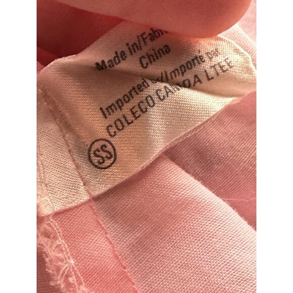 Vtg Cabbage Patch Kids Doll Clothes Pink Frilly A-line Lacy Dress Coleco Preemie - Picture 15 of 16